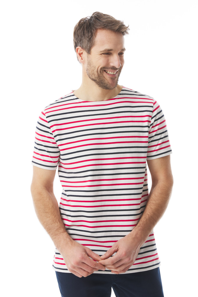 BATELIG MULTICOLORE ECRU - MARINE - CHILI