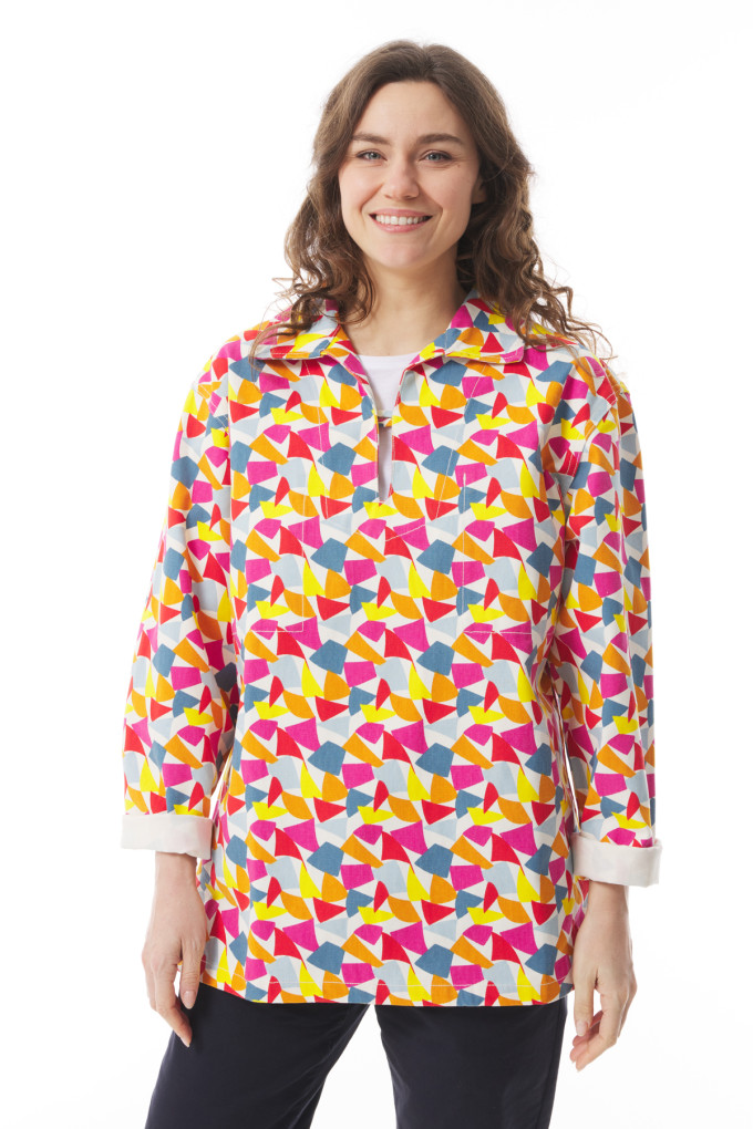 CACHOU PRINT-S FANION ECRU - TULIPE