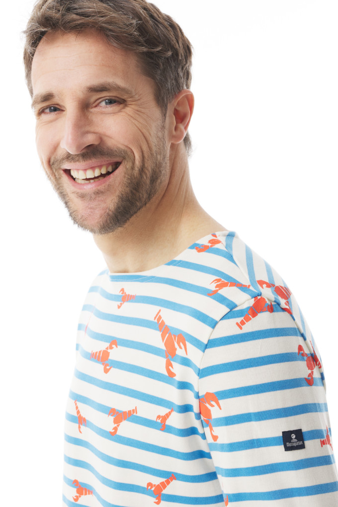 MARIO LOBSTER BICOLORE ECRU - BLEUET