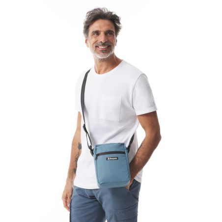 Sac bandoulière imperméable bleu provencal | Mousqueton