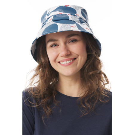 Unisex rain hat with whale print | Mousqueton