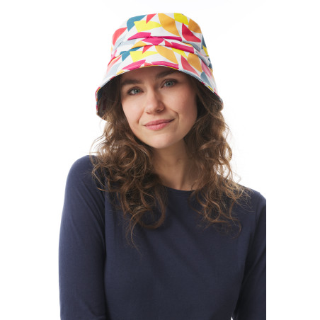 Mixed rain hat with flag pattern | Mousqueton