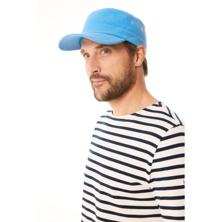 Casquette de marin réglable bleu ciel | Mousqueton