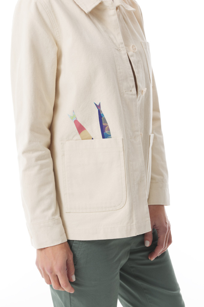 BIGILI S.VEILLARD SPECIAL SARDINES ECRU CHINE