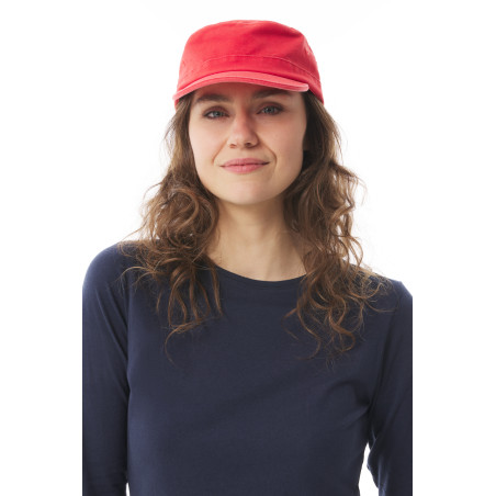 Casquette de marin réglable rouge vif | Mousqueton