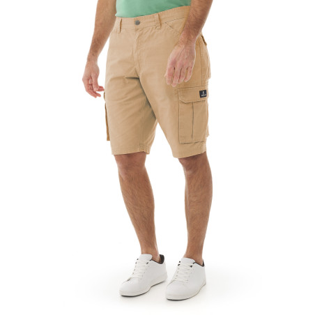Bermuda cargo Homme beige foncé | Mousqueton