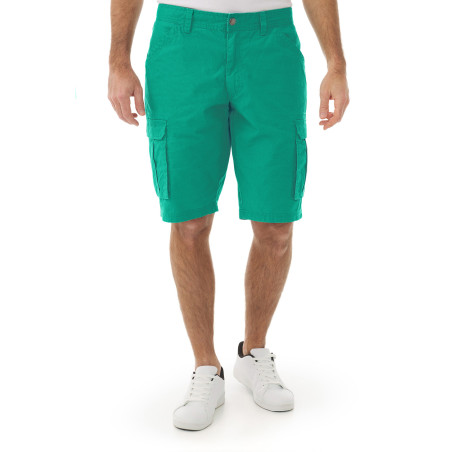 Bermuda cargo Homme vert jade | Mousqueton