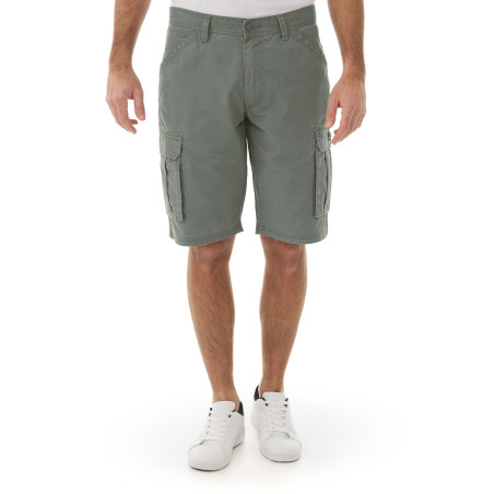 Bermuda cargo Homme vert kaki | Mousqueton