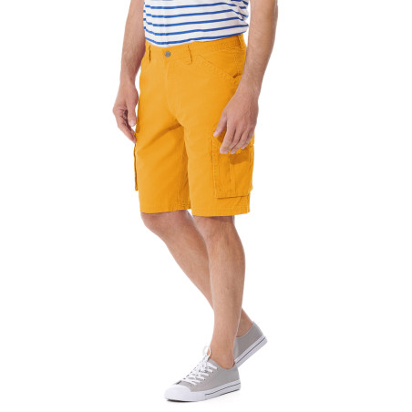 Bermuda cargo Homme jaune orangé  | Mousqueton