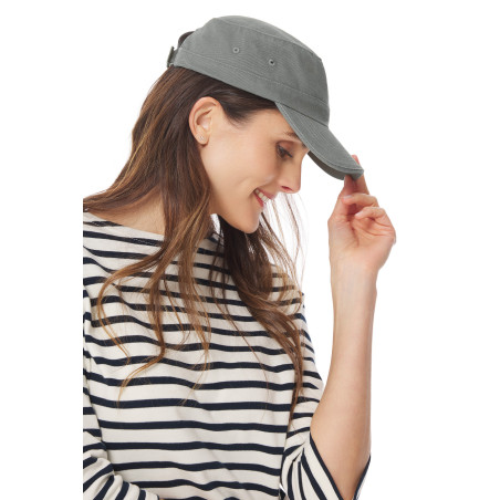 Casquette de marin réglable vert kaki | Mousqueton