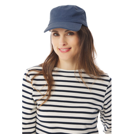 Casquette de marin réglable gris chardon | Mousqueton