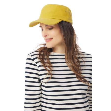Casquette de marin réglable jaune miel | Mousqueton