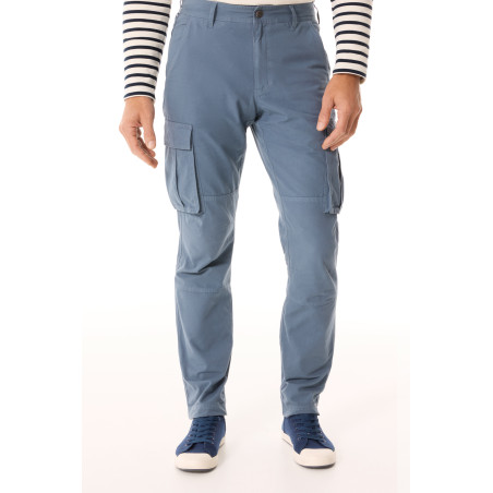 Pantalon cargo Homme gris bleuté | Mousqueton