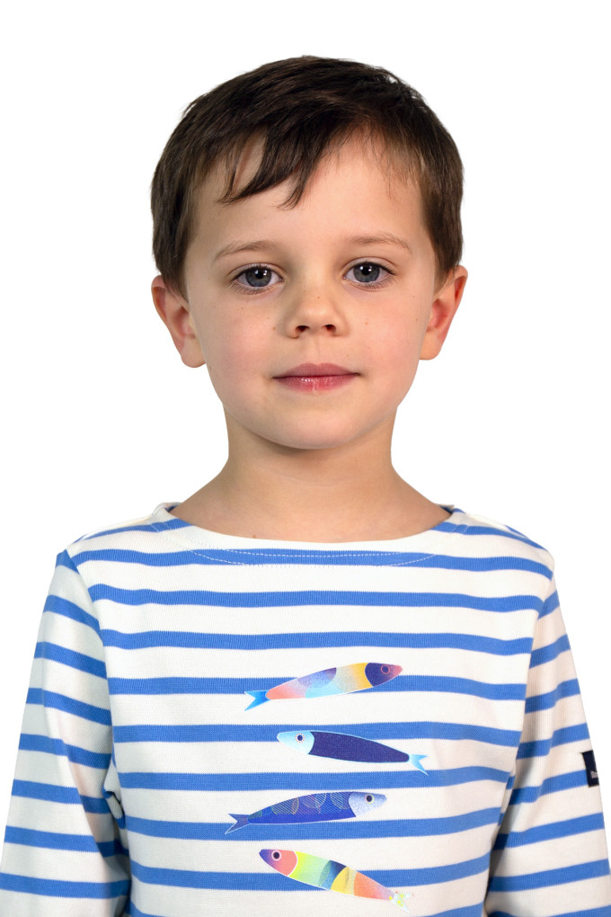 MARIO KID S.VEILLARD BICOLORE SARDINES ECR-BLE