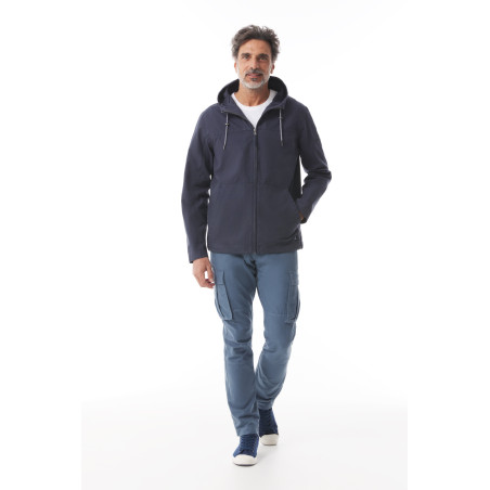Men's navy blue adjustable-fit Jacket | Mousqueton