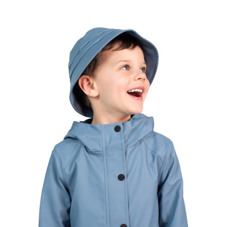 Bob de pluie pour enfant bleu provencal | Mousqueton