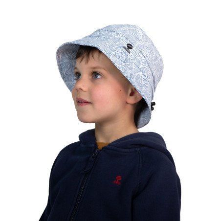 Bob de pluie enfant à motifs vagues | Mousqueton