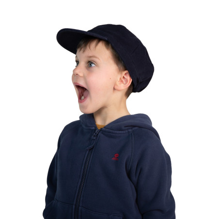 Casquette de marin pour enfant bleu marine | Mousqueton
