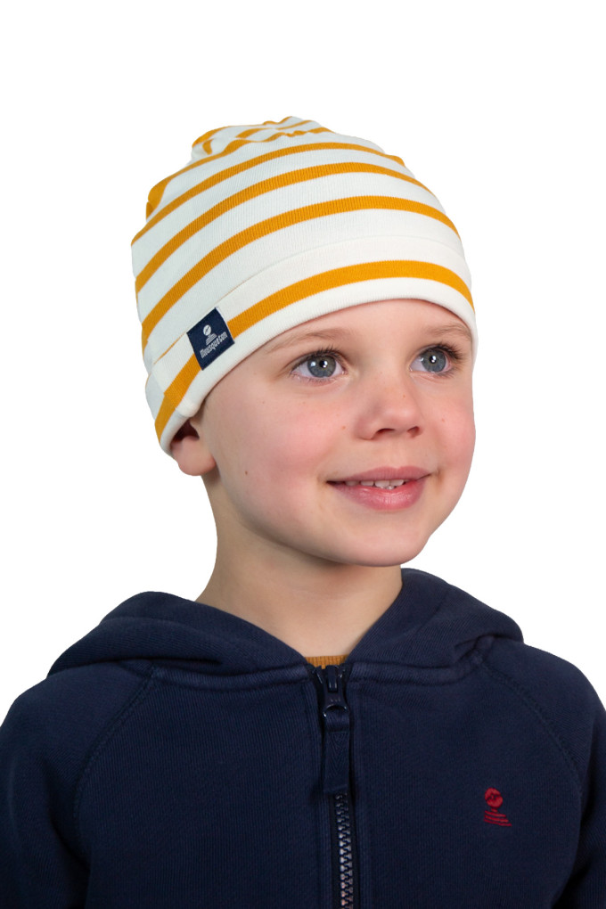 MIMI KID BICOLORE ECRU - SAFRAN