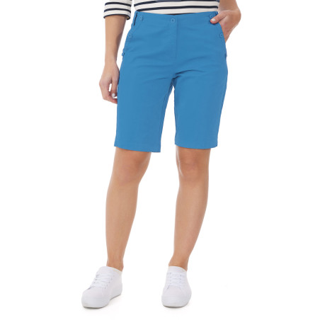 Women's sky blue Bermuda shorts | Mousqueton