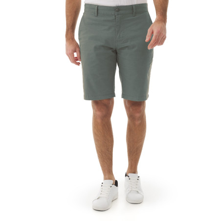 Bermuda shorts for men in khaki green | Mousqueton