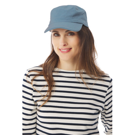 Casquette de marin réglable bleu provençal | Mousqueton