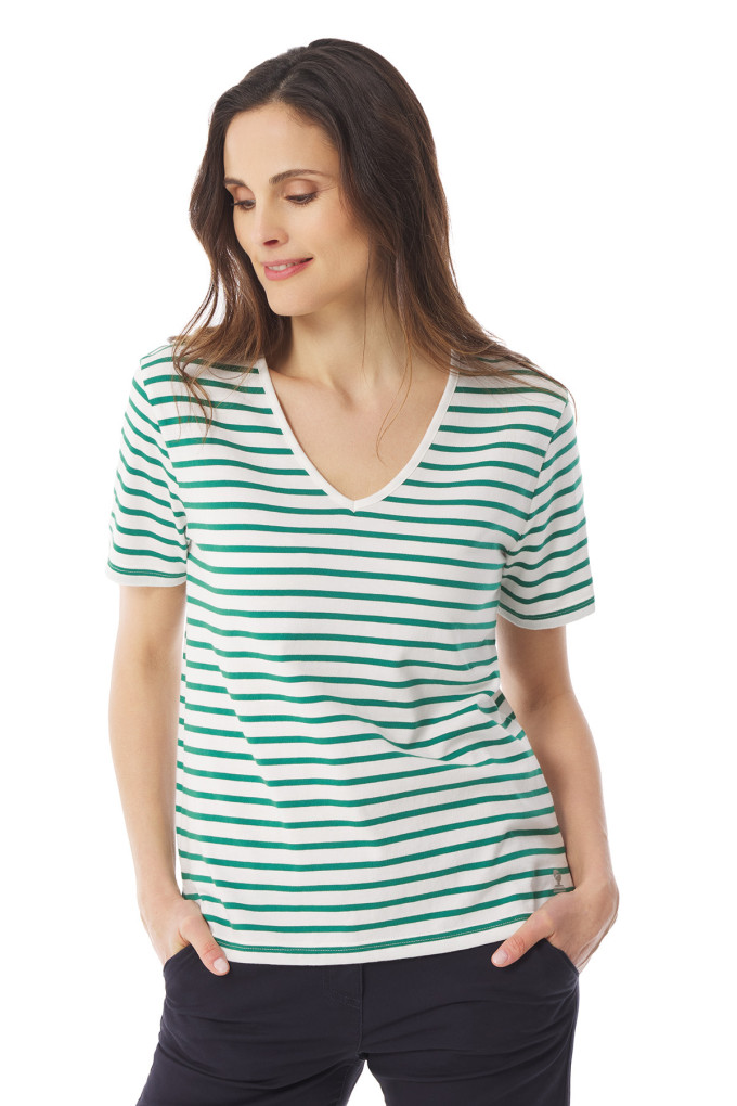 KELEN BICOLORE ECRU - JADE