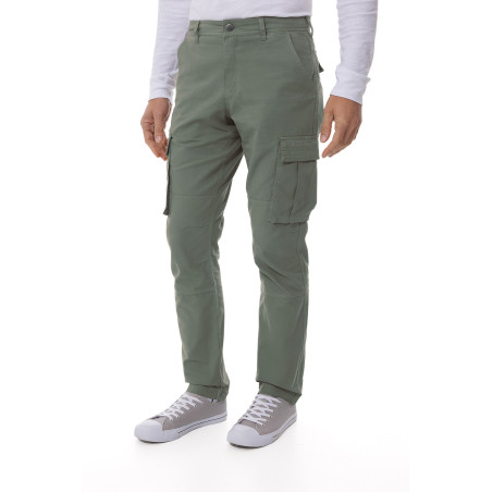 Men's Khaki Green Cargo Pants | Mousqueton