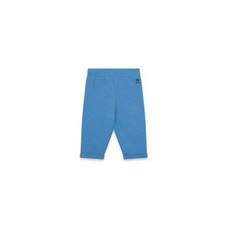 Pantalon bébé en coton bleu ciel | Mousqueton