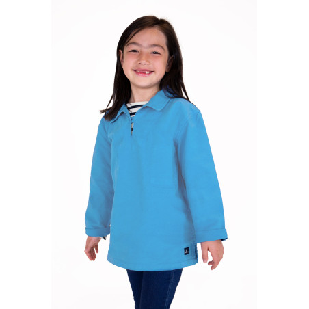 Vareuse en toile bleu ciel enfant | Mousqueton