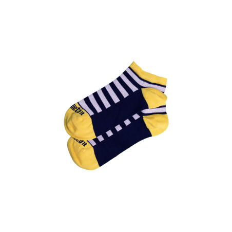 Navy bamboo ankle socks | Mousqueton