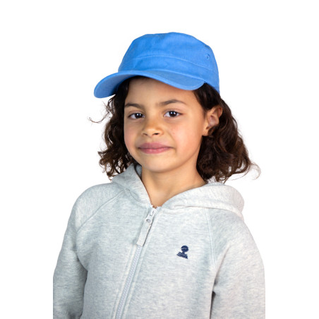 Casquette enfant style marin bleu ciel | Mousqueton