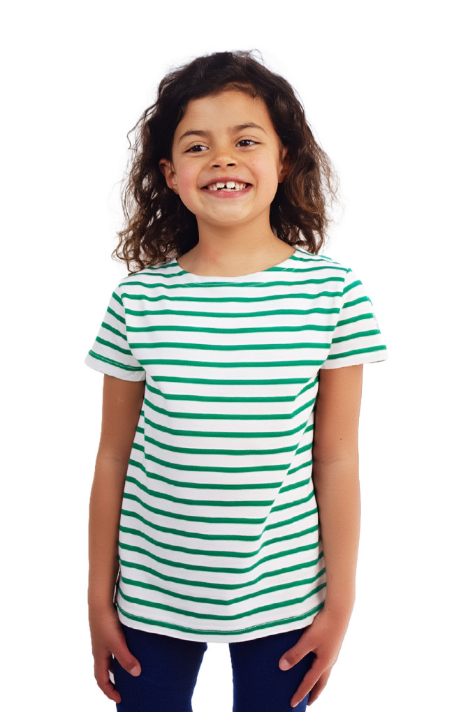 BATELIG KID BICOLORE ECRU - JADE