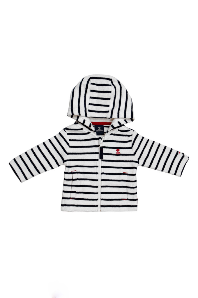 MAOGAD BABY BICOLORE BLANC - MARINE