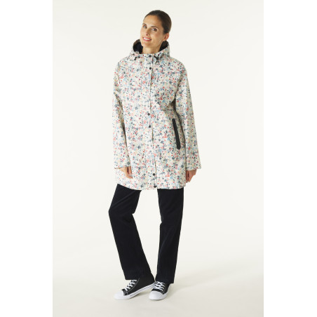 Ciré de pluie femme motif Farandole marine | Mousqueton