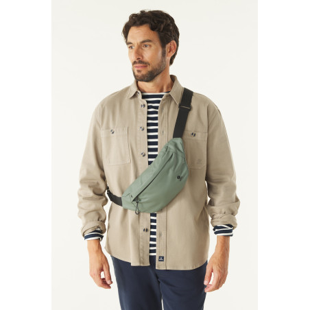 Khaki Green Waterproof Belt Bag | Mousqueton