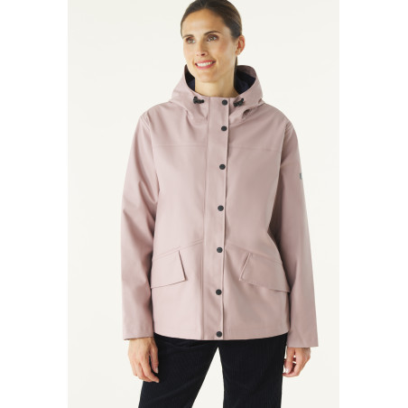 Ciré de pluie forme trapèze femme mauve pâle | Mousqueton