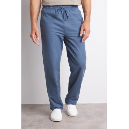 Men's loose-fit thistle gray pants | Mousqueton