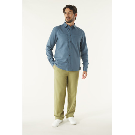 Men's loose-fit moss green pants | Mousqueton