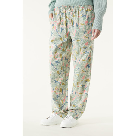 Pantalon en flanelle femme à motif aquatique | Mousqueton