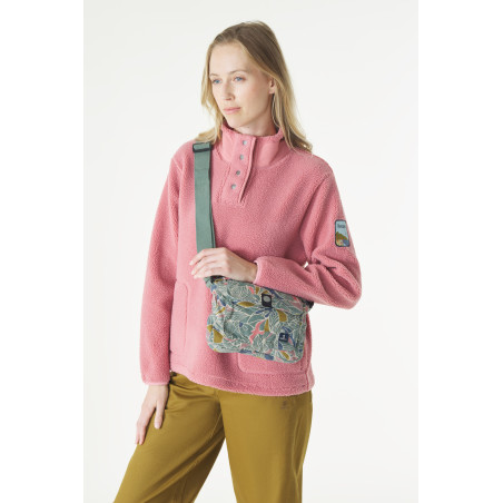 Patterned cobalt blue cross-body bag | Mousqueton