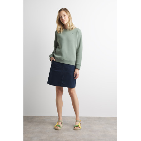 Jupe stretch bleu marine | Mousqueton