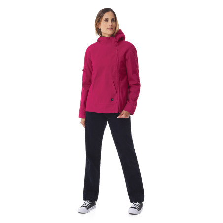 Women's brick red asymmetrical jacket | Mousqueton