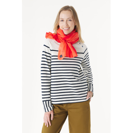 Foulard tie & dye orange | Mousqueton