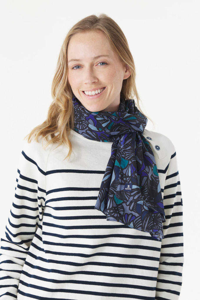 FOULARD SPECIAL AQUA COBALT