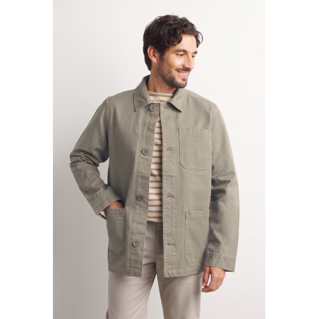 Veste de travail homme gris pierre | Mousqueton