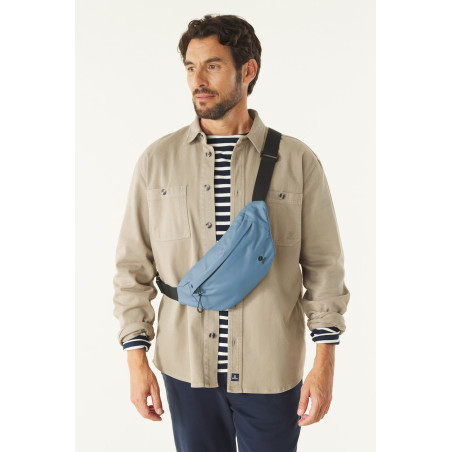 Light blue waterproof belt bag | Mousqueton