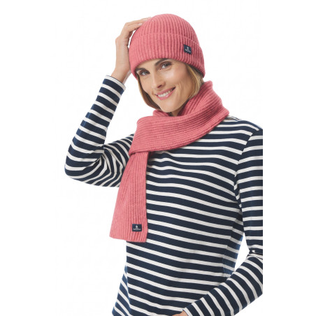 Wool beanie peony pink | Mousqueton