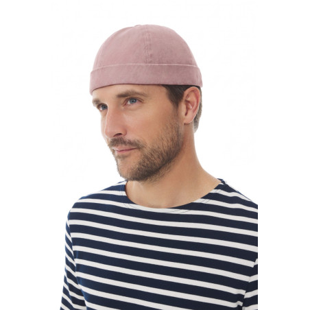 Bonnet MIKI traditionnel marin mauve pâle | Mousqueton