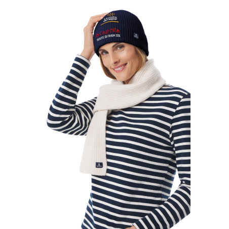 Bonnet en laine bleu marine La Chaîne de l'Espoir Charlie Capelle | Mousqueton